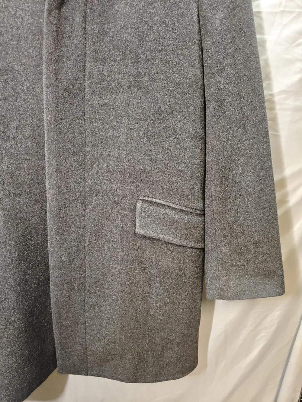 Banana Republic Coat Mens Large Wool Blend Overcoat Classic Dress Formal